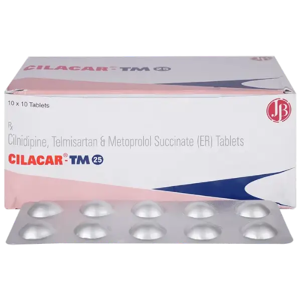 Cilacar TM 10mg/25mg/40mg Tablet